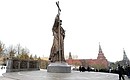 Monument to Vladimir the Great opened in Moscow on Unity Day.