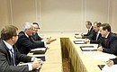 Встреча с Генеральным секретарём Совета Европы Турбьёрном Ягландом.