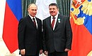 Nikolai Kotikov, an electrical gas welder at Gazprom Transgaz Yekaterinburg, was awarded the Order of Friendship.