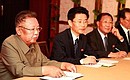 Во время российско-северокорейских переговоров.