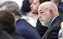 President of the Skolkovo Foundation Viktor Vekselberg before the meeting with representatives of Russian business circles and associations.