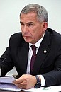 Head of the Republic of Tatarstan Rustam Minnikhanov.