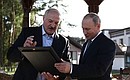 With President of Belarus Alexander Lukashenko. Photo: TASS