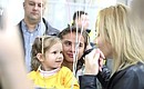 Orphans to be adopted by Russian families arrived in Russia with assistance from Presidential Commissioner for Children's Rights Maria Lvova-Belova. Photo by the press service of the Presidential Commissioner for Children's Rights