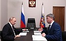 С главой Республики Бурятия Алексеем Цыденовым.
