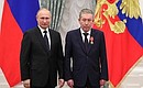 Ceremony for presenting state decorations. The Order of Alexander Nevsky was awarded to LUKOIL First Executive Vice President Ravil Maganov.
