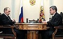 With Prosecutor-General Yury Chaika.