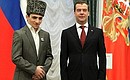 С лауреатом премии Президента России для молодых деятелей культуры 2011 года артистом Мансуром Мусаевым.