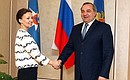 Уполномоченный при Президенте по правам ребёнка Анна Кузнецова встретилась с главой МЧС Владимиром Пучковым.