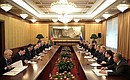 Встреча с Президентом Азербайджанской Республики Ильхамом Алиевым.