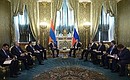 Встреча с Президентом Армении Сержем Саргсяном.