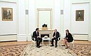 Встреча с Президентом Республики Сербия Александром Вучичем.