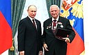 Iosif Akopyan, general designer at JSC AGAT Moscow Research Institute, was awarded the honorary title Merited Scientist of the Russian Federation.