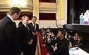 Vladimir Putin visited the Astrakhan State Opera and Ballet Theatre.