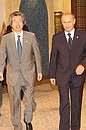 President Putin with Japanese Prime Minister Junichiro Koizumi.