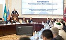 Магомедсалам Магомедов принял участие в пленарном заседании Международной научно-практической конференции «Религия против терроризма».