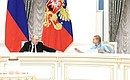 В ходе заседания наблюдательного совета АНО «Россия – страна возможностей». Фото: Валерий Шарифулин, ТАСС