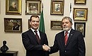 Перед российско-бразильскими переговорами. С Президентом Бразилии Луисом Инасиу Лулой да Силвой.