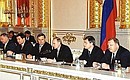 Meeting of the Russian State Council.