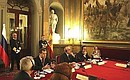 Встреча с депутатами Генеральных кортесов Испании.