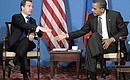 С Президентом США Бараком Обамой. Фото Сергея Гунеева