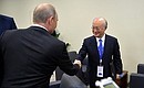 На полях Петербургского международного экономического форума Владимир Путин встретился с генеральным директором Международного агентства по атомной энергии Юкия Амано.