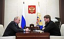 Meeting with Head of Chechnya Ramzan Kadyrov.