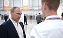 Владимир Путин ознакомился с проектными работами учащихся образовательного центра «Сириус».
