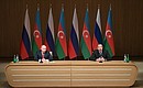 С Президентом Азербайджана Ильхамом Алиевым на Девятом российско-азербайджанском межрегиональном форуме.