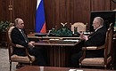 С руководителем Либерально-демократической партии России Владимиром Жириновским.