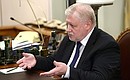 Leader of the A Just Russia faction in the State Duma Sergei Mironov.