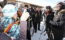 Посещение горнолыжного центра «Роза Хутор». С Председателем Правительства Владимиром Путиным. Фото Алексея Дружинина