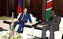 С Президентом Республики Намибии Хификепунье Похамбой.