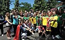 Руководитель Администрации Президента Сергей Иванов посетил детский оздоровительный лагерь «Пионер», где временно размещены граждане Украины.