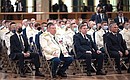 Participants in the ceremonial meeting to mark the 300th anniversary of the prosecutor's office in Russia.