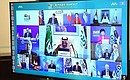 В ходе встречи глав делегаций стран – участниц «Группы двадцати», приглашённых государств и международных организаций (в режиме видеоконференции).