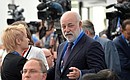 At a meeting between G20 leaders and business and trade union representatives from the G20 countries. President of the Skolkovo Foundation Viktor Vekselberg. Host Photo Agency G20