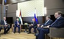 Встреча с Президентом Палестины Махмудом Аббасом.