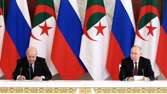 Президент России и Президент Алжира сделали заявления для прессы