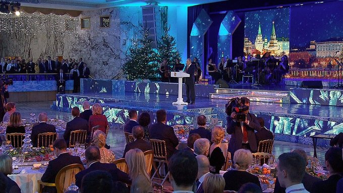 Новогодний приём в Кремле