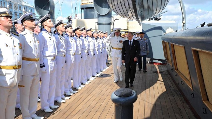 Выступление на торжественном мероприятии, посвящённом празднованию Дня Военно-Морского Флота