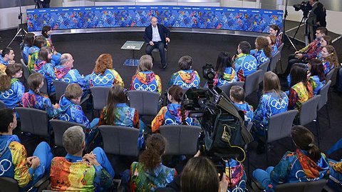 Встреча с волонтёрами Олимпиады-2014