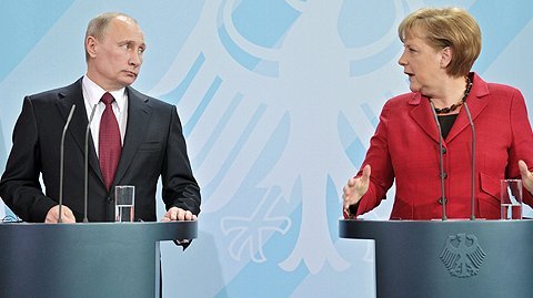 Совместная пресс-конференция по итогам российско-германских переговоров