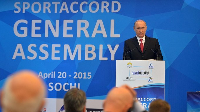 Vladimir Putin will take part in the General Assembly of the SportAccord International Convention