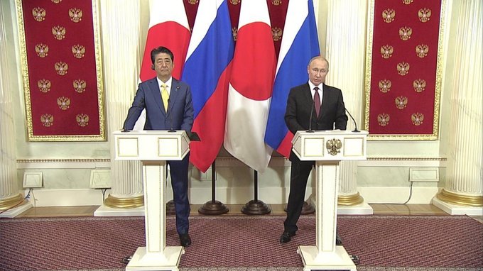 Press statements following talks with Prime Minister of Japan Shinzo Abe