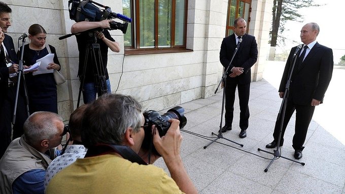 Заявления для прессы по итогам встречи с Президентом Болгарии Руменом Радевым