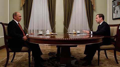 Рабочая встреча с Председателем Правительства Дмитрием Медведевым