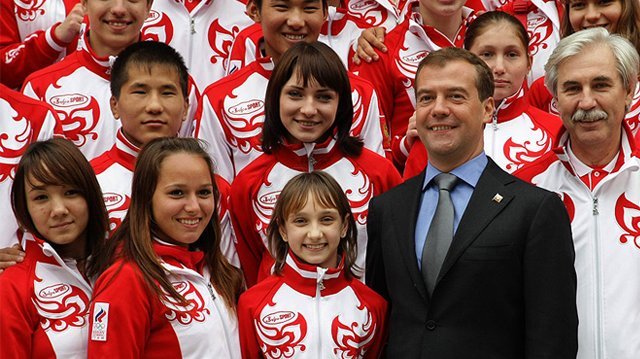 Вступительное слово на встрече с членами юношеской олимпийской сборной России