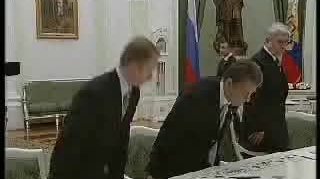 Начало встречи с Президентом Украины Виктором Ющенко