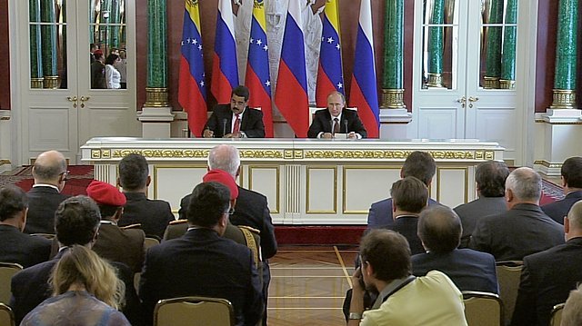 Заявления для прессы по итогам российско-венесуэльских переговоров